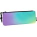 Milan Sunset Estuche Pequeño Plano Rectangular - Tejido Resistente a las Roturas y Rasgaduras - Medidas 23x9x1.3cm - Color Turquesa