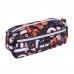 Milan Fingers Estuche Portatodo - Rectangular - 2 Cremalleras - 21x8.5x6.1cm - Color Naranja