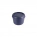 Milan Coleccion 430 Fiambrera Redonda 0.25L - Apta para Microondas, Lavavajillas y Congelador - Libre de BPA - Medidas 10 Ã? x 7cm - Color Azul