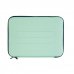 Milan Coleccion 430 Funda Semirrigida para Portatil hasta 14" - Forro Atercipelado - Bolsillo Interior - Cierre de Cremallera - Color Verde