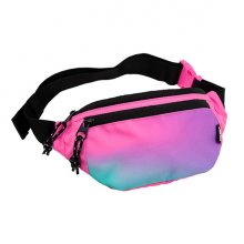 Milan Sunset Bolsa de Cintura - Ajustable - Cremallera con Tirador - 3 Bolsillos - Multicolor