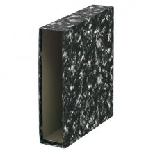 Dohe Archinovo Funda para Archivador de Palanca Formato Folio - Color Negro Jaspeado