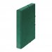 Dohe Caja para Proyectos Lomo 3cm - Carton Forrado con Papel Impreso y Plastificado - Cierre con Gomas - Color Verde