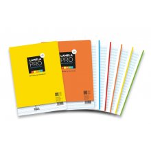 Lamela Pro Recambio Multitarea de 100 Hojas de 90g/m2 - Formato A4 - Pauta Cuadrovia de 3mm - Papel Offset Blanco Extra - Certificacion PEFC