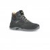 Upower Real L Calzado de Seguridad Altos - Talla 43 - Empeine Gamuza Transpirable, Puntal Acero, Antiperforacion, Antideslizante, Proteccion S1P FO SR - Color Gris