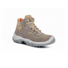 Upower Desert L Calzado de Seguridad Altos - Talla 48 - Empeine Gamuza Transpirable, Puntal Acero, Antiperforacion, Antideslizante, Lamina Ergonomica, Proteccion S1P FO SR - Color Beige