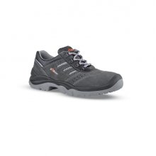 Upower Bell S Calzado de Seguridad Bajos - Talla 40 - Empeine Gamuza Ultra Transpirable, Puntal Acero, Antiperforacion, Suela Antideslizante PU/PU, Proteccion S1PS FO SR - Color Gris