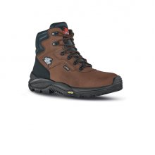 Upower Climb GTX S Calzado de Seguridad Botines - Talla 45 - Empeine Pull-Up Hidrofugo, Impermeable y Transpirable, Puntal Composite, Antiperforacion, Suela Antideslizante PU/VIBRAM, Proteccion S7S CI HI HRO FO SR - Color Marron