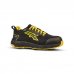 Upower Fitz ESD Zapato de Seguridad - Talla 38 - Corte U-KNIT Elastico, Puntera Fibertoe, Plantilla Antiperforacion Ultraligera, Suela EVA, Proteccion S1PS HI HRO FO SR - Color Negro/Amarillo