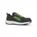 Upower Mitch ESD Calzado de Seguridad - Talla 37 - Proteccion S3S CI HI HRO FO SR, Resistencia a la Abrasion, Hidrofugos y Transpirables, Puntera Fibertoe, Suela Antideslizante - Color Negro/Verde