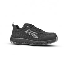 Upower Jester ESD Calzado de Seguridad - Talla 39 - Resistente a la Abrasion e Hidrofugo, Puntera Fibertoe, Plantilla Antiperforacion Ultraligera, Suela EVA con Caucho, Proteccion S3S CI HI HRO FO SR - Color Gris Oscuro