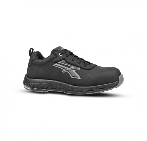 Upower Marcus ESD Calzado de Seguridad - Talla 41 - Microfibra Nobuck Hidrofugo, Puntera Fibertoe, Plantilla Antiperforacion Ultraligera, Suela EVA, Proteccion S3S CI HI HRO FO SR - Color Negro