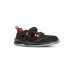 Upower Scandy S ESD Sandalias de Trabajo - Talla 40 - Proteccion S1PS FO SR, Puntera Airtoe Composite, Antiperforacion, Suela Antideslizante, Plantilla Antifatiga WOW2 - Color Negro/Rojo