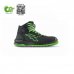 Upower Lake UK S ESD Calzado de Seguridad Carbon Neutral - Talla 38 - Proteccion S3S CI FO SR, Puntera AirToe Composite, Antideslizante, Resistente al Aceite, Antiestatico - Color Negro/Verde