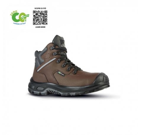 Upower Lancaster UK S ESD Calzado de Seguridad - Talla 42 - Puntera AirToe Composite, Sistema Antiperforacion, Forro Transpirable, Suela Antideslizante, Proteccion S3S CI FO SR - Color Marron