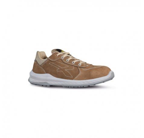 Upower Rajas S ESD Calzado de Seguridad Ligeros - Talla 40 - Antifatiga, Hidrofugos, Puntera Compuesta, Antiperforacion, Antideslizantes, Antiabrasion, Proteccion Contra Frio, Transpirables - Color Beige
