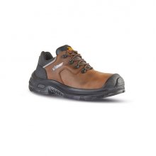 Upower Moska UK S ESD Calzado de Seguridad Altos y Robustos - Talla 42 - Piel Pull-Up Hidrofuga, Puntera Composite Airtoe, Sistema Antiperforacion Textil, Forro Transpirable, Suela Antideslizante - Color Marron