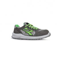 Upower Rio S ESD Calzado de Seguridad con Parte Superior de Red Ultrabreathable - Talla 40 - Suela Antideslizante y Resistente al Aceite, Puntera Airtoe Composite, Proteccion S1PS FO SR - Color Gris/Verde