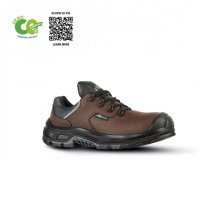 Upower Mojave UK S ESD Zapato de Seguridad - Talla 40 - Puntera AirToe Composite, Antiperforacion, Microfibra Reciclada, Transpirable, Suela Antideslizante, Proteccion S3S CI FO SR - Color Marron