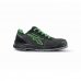 Upower Taylor S ESD Calzado de Seguridad Transpirables - Talla 46 - Gamuza Perforada, Punta Refuerzo Poliuretano, Anti-Perforacion, Antideslizantes, Plantilla Antibacteriana - Color Gris/Verde