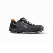 Upower Mars S ESD Calzado de Seguridad Ligeros y Transpirantes - Talla 47 - Puntera Compuesta, Refuerzo Poliuretano, Sistema Anti-Perforacion, Suela Antideslizante - Color Gris Oscuro