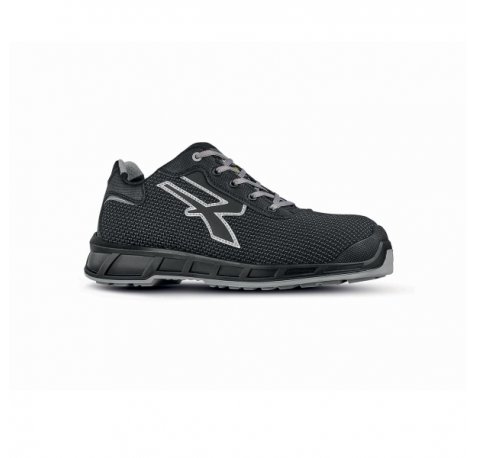 Upower Jackson S ESD Calzado de Seguridad Bajos - Talla 38 - Proteccion S3S CI FO SR, Antideslizantes, Antiabrasion, Antiestaticos, Punta Compuesta Ligera, Suela Resistente al Frio - Color Negro