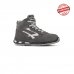 Upower Infinity S ESD Calzado de Seguridad Altos - Talla 36 - Cuero Nubuck, Puntera de Aluminio, Hidrofugos, Antiarrugas, Antideslizantes, Suela de Poliuretano, Proteccion S3S CI FO SR - Color Gris