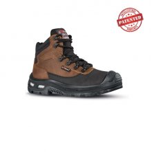 Upower Floyd S ESD Calzado de Seguridad Altos - Talla 40 - Hidrorrepelentes, Puntera de Aluminio, Anti-Abrasion, Antideslizantes, Suela PU Infinergy, Proteccion S3S CI AN FO SR - Color Marron