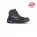 Upower Silver S ESD Zapato de Seguridad ESD - Talla 42 - Parte Superior Hidrofuga, Costuras de Kevlar, Retorno de Energia Infinergy, Puntera AirToe Aluminium, Antiestatica, Proteccion S3S CI FO SR - Color Negro/Amarillo