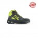 Upower Mind S 3 Zapato de Seguridad Alto - Talla 36 - Cuero de Grano Suave, Puntera en Compuesto, Forro Gore-Tex, Suela Infinergy, Proteccion S7S CI FO SR - Color Gris/Amarillo