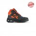 Upower Spirit S Zapato de Seguridad Alto - Talla 46 - Forro de Cuero de Grano Suave, Puntera Resistente a la Abrasion, Repelente al Agua, Forro Gore-Tex, Proteccion S7S CI FO SR - Color Gris/Naranja