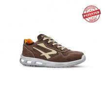 Upower Spyke S ESD Calzado de Seguridad Bajos - Talla 39 - Cuero Nubuck Resistente, Puntera de Aluminio, Hidrofugos, Antiarrugas, Antideslizantes, Suela de Poliuretano, Proteccion S3S CI FO SR - Color Marron