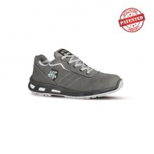 Upower Ring S ESD Calzado de Seguridad Bajos - Talla 40 - Cuero Nubuck, Puntera de Aluminio, Suela PU/PU, Hidrofugos, Antiarrugas, Antideslizantes, Proteccion S3S CI FO SR - Color Gris