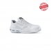 Upower June O Calzado de Seguridad Bajos - Talla 47 - Ligeros y Comodos, Empeine Nylon Ultra-Transpirable, Puntal Composite, Suela Antideslizante, Proteccion S1 FO SR - Color Blanco