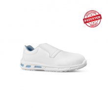 Upower Kyle S ESD Calzado de Seguridad - Talla 43 - Tecnologia ESD, Puntera AirToe Composite, Anti-Perforacion, Resistentes al Agua, Suela Infinergy - Color Blanco
