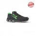 Upower MonsterS ESD Calzado de Seguridad - Talla 40 - Puntera AirToe Aluminium, Antipinchazos, Alta Resistencia a la Abrasion, Proteccion S3S CI FO SR - Color Gris Oscuro/Verde