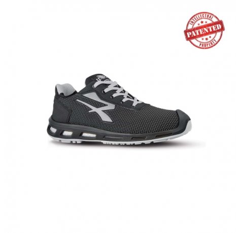 Upower Imperius S ESD Calzado de Seguridad - Talla 44 - Puntera AirToe Aluminium, Antipinchazos, Alta Resistencia a la Abrasion, Suela Infinergy, Proteccion S3S CI FO SR - Color Gris Oscuro