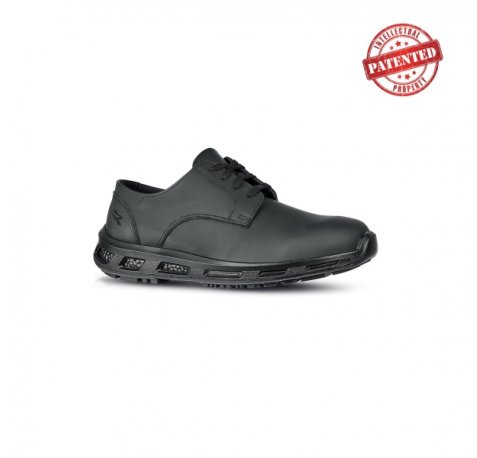 Upower Morgan S ESD Calzado de Seguridad Bajos - Talla 46 - Ligeros y Comodos, Empeine New Safety Dry, Puntal de Composite, Antiarrugas, Antideslizante, Suela de Poliuretano, Proteccion S3S CI FO SR - Color Negro