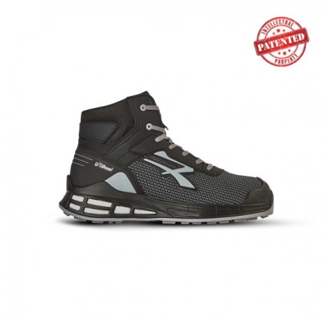 Upower Fantom S ESD Calzado de Seguridad Innovador - Talla 39 - Puntera de Refuerzo, Antideslizante, Plantilla Anatomica Antibacteriana, Tecnologia Infinergy, Proteccion Contra el Frio - Color Gris Oscuro