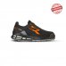 Upower Irvin S ESD Calzado de Seguridad Innovador - Talla 42 - Empeine Transpirable, Puntera AirToe Aluminium, Antideslizante, Proteccion S1PS FO SR, Plantilla Anatomica - Color Negro/Naranja