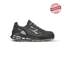 Upower Icarus S ESD Calzado de Seguridad Bajo - Talla 45 - Empeine Transpirable, Puntera AirToe Aluminium, Sistema Antiperforacion, Retorno de Energia, Antideslizante, Proteccion S1PS FO SR - Color Gris Oscuro