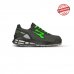 Upower Dakota S ESD Calzado de Seguridad - Talla 36 - Puntera AirToe Aluminium, Sistema Antiperforacion, Proteccion CI Contra el Frio - Color Gris Oscuro/Verde