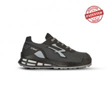 Upower Kaleo S ESD Calzado de Trabajo de Seguridad - Talla 46 - Antideslizante, Proteccion CI, Puntera AirToe Aluminium, Sistema Antiperforacion - Color Gris Oscuro