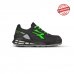Upower Jago S ESD Calzado de Seguridad con Proteccion S3S CI FO SR - Talla 41 - Microfibra Hidrofuga, Puntera AirToe Aluminium, Plantilla Antiperforacion - Color Negro/Verde