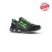 Upower Nate O ESD Calzado de Seguridad Bajos - Talla 39 - Parte Superior de Nailon Ultraflexible y Gamuza Suave, Antiarrugas, Antideslizante, Suela de Poliuretano, Proteccion 01 FO SR - Color Gris/Verde