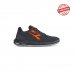 Upower Taurus Plus S ESD Calzado de Seguridad - Talla 48 - Puntera AirToe Aluminium, Sistema Antipinchazos, Alta Resistencia a la Abrasion, Suela PU/PU High Rebound, Proteccion S3S CI FO SR - Color Gris Oscuro/Naranja