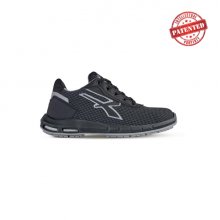 Upower Scudo Plus S ESD Calzado de Seguridad - Talla 43 - Puntera AirToe Aluminium, Antipinchazos, Alta Resistencia a la Abrasion, Suela PU/PU High Rebound, Proteccion S3S CI FO SR - Color Gris Oscuro