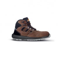 Upower Bonde S Calzado de Seguridad Botines - Talla 37 - Ligeros y Comodos, Airnet Gamuza Hidrofuga, AirToe Composite, Antiperforacion, Antideslizante, Proteccion S3S FO SR - Color Marron