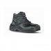 Upower Jena RS S Calzado de Seguridad Botines - Talla 42 - Empeine Piel Hidrofugo, Inserciones Mesh Transpirable, Puntal AirToe Composite, Antiperforacion, Antideslizante, Suela Resistente - Color Negro