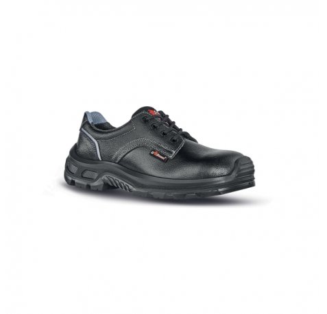 Upower Tiger S Calzado de Seguridad Bajos - Talla 44 - Empeine Hidrofugo, Malla Transpirable, Puntal AirToe Composite, Antiperforacion, Antideslizante, Proteccion S3S FO SR - Color Negro